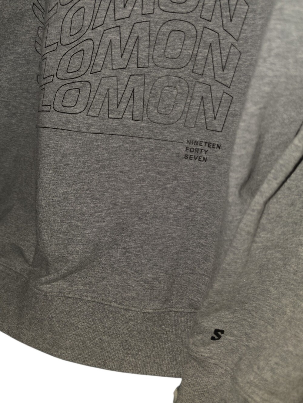 Mens Salomon Medium Performance Hoodie. Excellent Preloved Condition. Light Grey - Picture 4 of 6